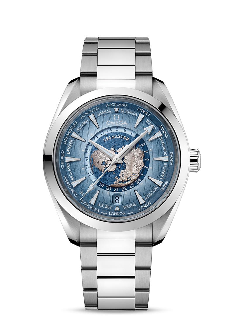 Omega Seamaster AQUA TERRA 150M CO‑AXIAL MASTER CHRONOMETER GMT WORLDTIMER 43 MM-exchage-image
