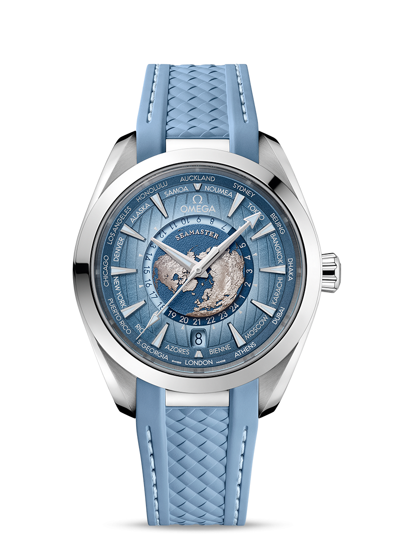 Omega Seamaster AQUA TERRA 150M CO‑AXIAL MASTER CHRONOMETER GMT WORLDTIMER 43 MM-exchage-image