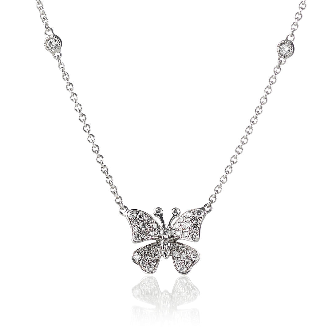 Fairytale Butterfly Halskæde Large-exchage-image
