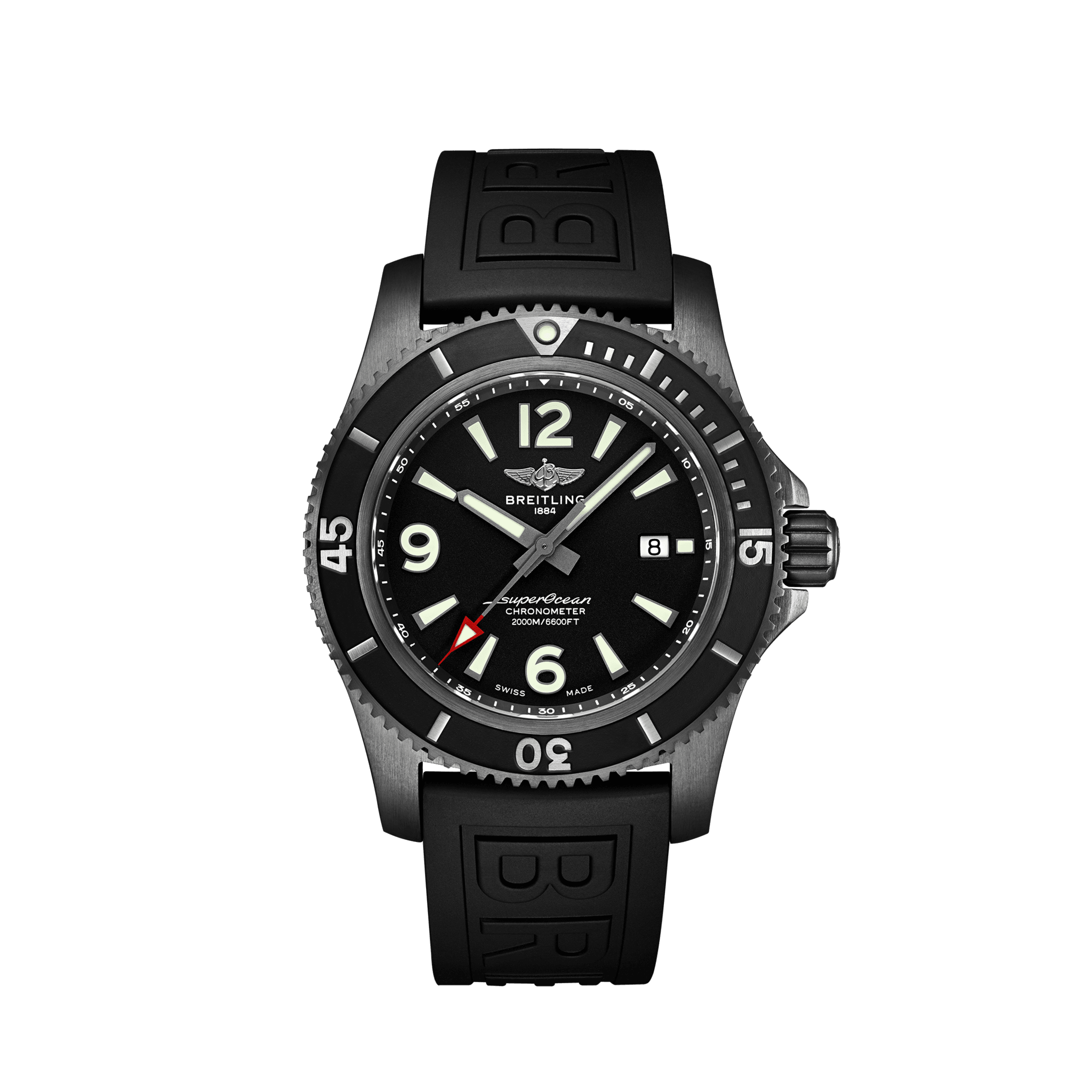 BREITLING - SUPEROCEAN AUTOMATIC 46 BLACK STEEL-exchage-image