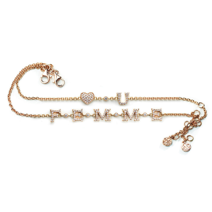 Christine Hvelplund JA7043BD Alphabet Armbånd