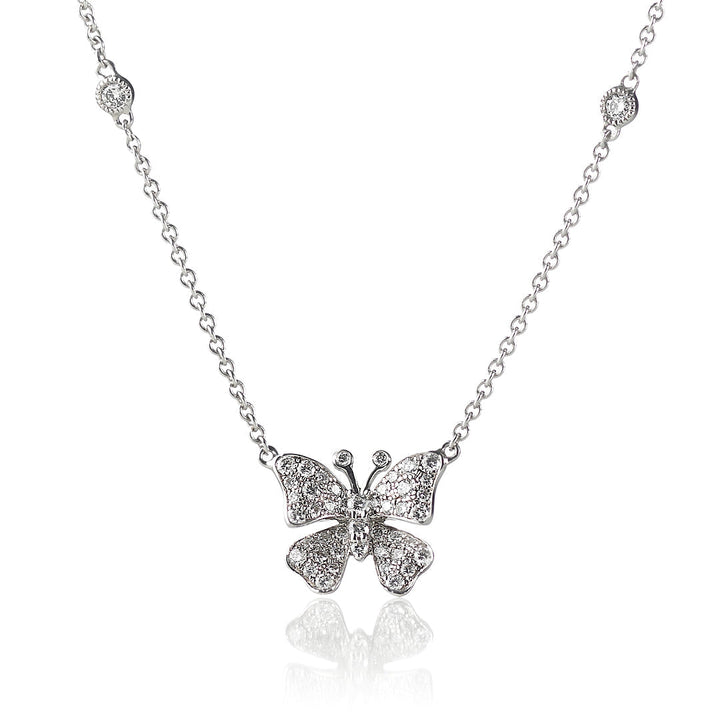 Christine Hvelplund Fairytale Butterfly Halskæde (Large) JA7339ND-L