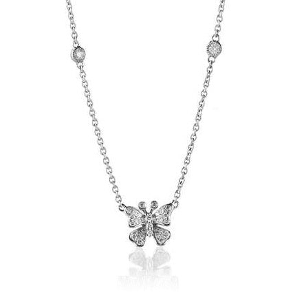 Christine Hvelplund Fairytale Butterfly Halskæde (Medium) JA7339ND-M