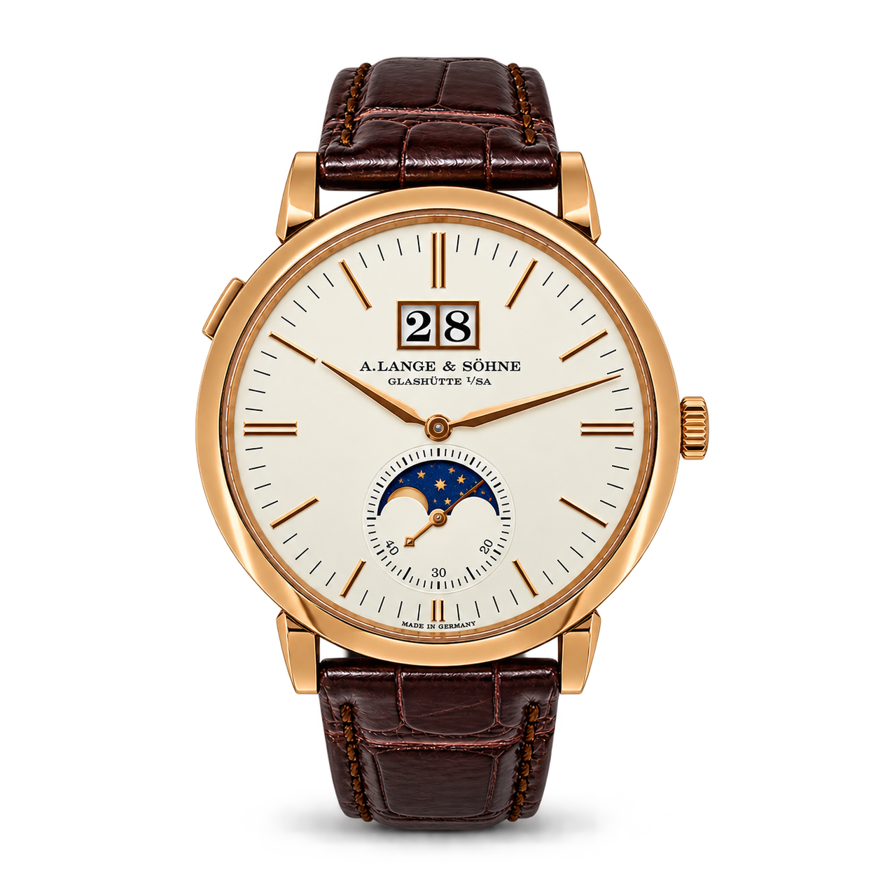 A. Lange & Söhne Saxonia Moon Phase-exchage-image