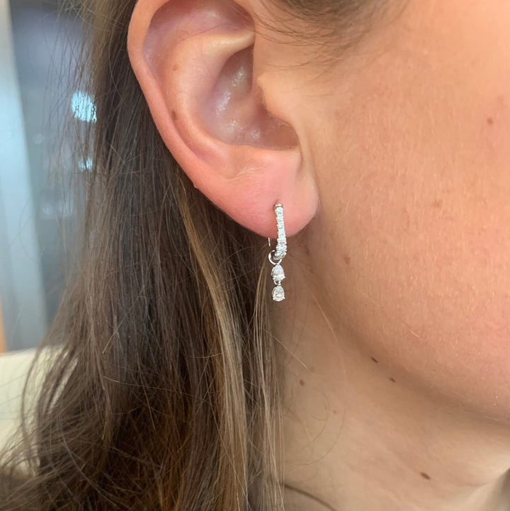 Christine Hvelplund Conscious Two Drop Øreringe SN0526E
