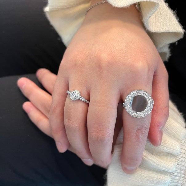 Christine Hvelplund Jacob Ring JM9528RDSMO