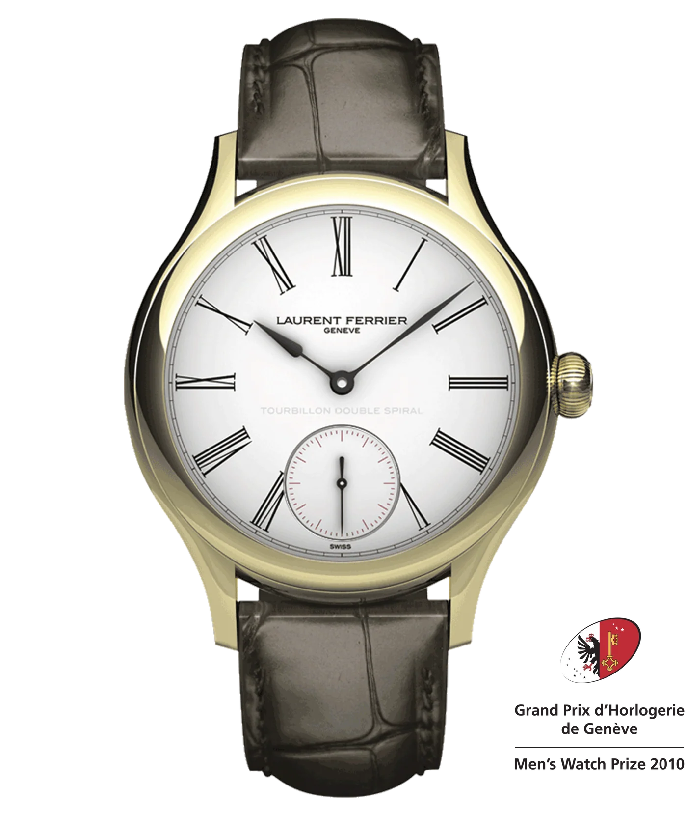 Laurent Ferrier - CLASSIC TOURBILLON WHITE ENAMEL GRAND FEU-exchage-image