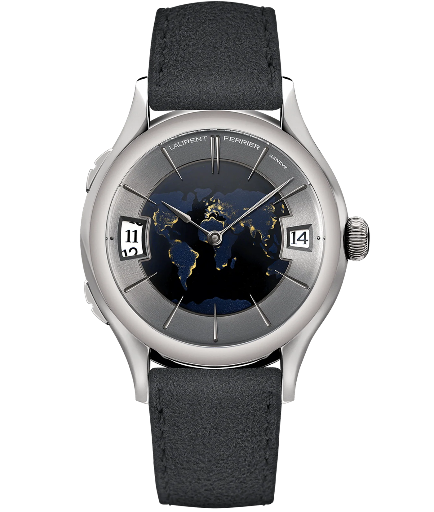 Laurent Ferrier - CLASSIC TRAVELLER GLOBE NIGHT BLUE-exchage-image