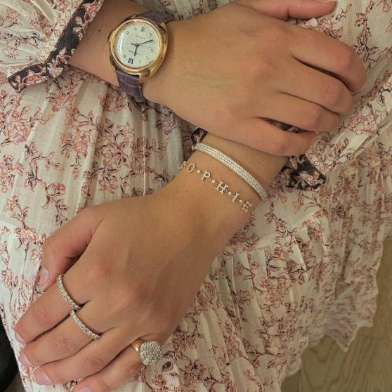 Christine Hvelplund JA7043BD Alphabet Armbånd