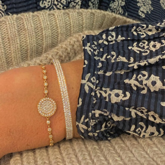 Christine Hvelplund Globe Armbånd (Large) JA0181BD7-LARGE
