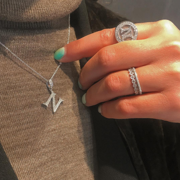 Christine Hvelplund Smal Pavé Ring JS7150RDBA