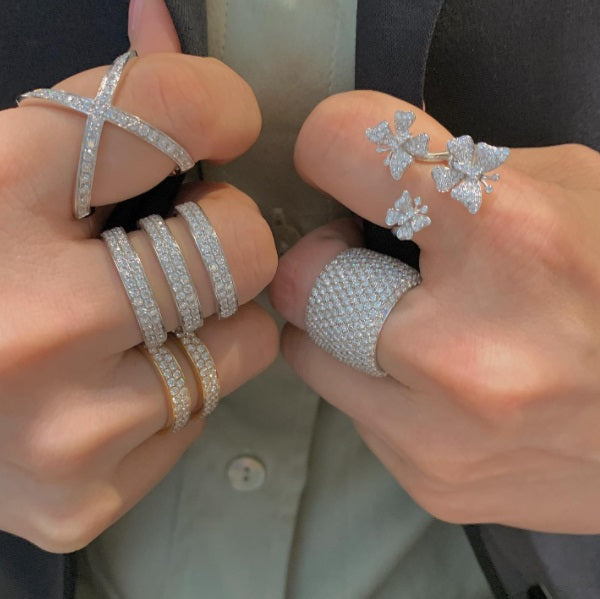 Christine Hvelplund Pavé Ring XL JS6982RAD