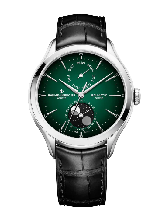 Baume & Mercier Clifton Baumatic Day-Date Moon-Phase