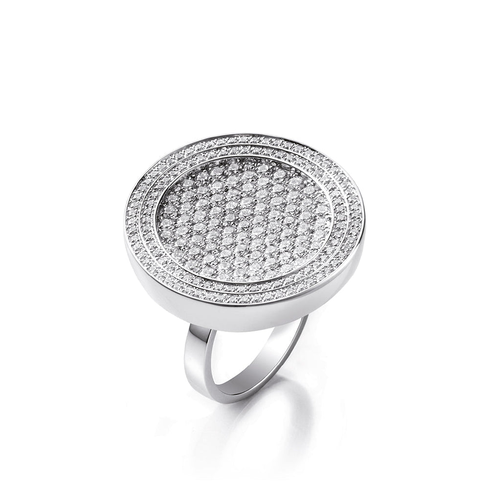 Saturn Pavé Ring