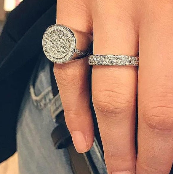 One Double Row Parallel Ring