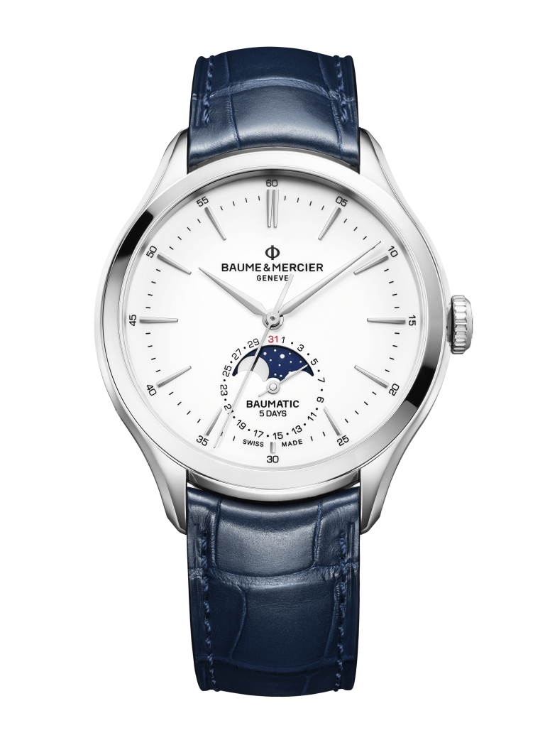 Baume & Mercier Clifton Baumatic Moon Phase Date