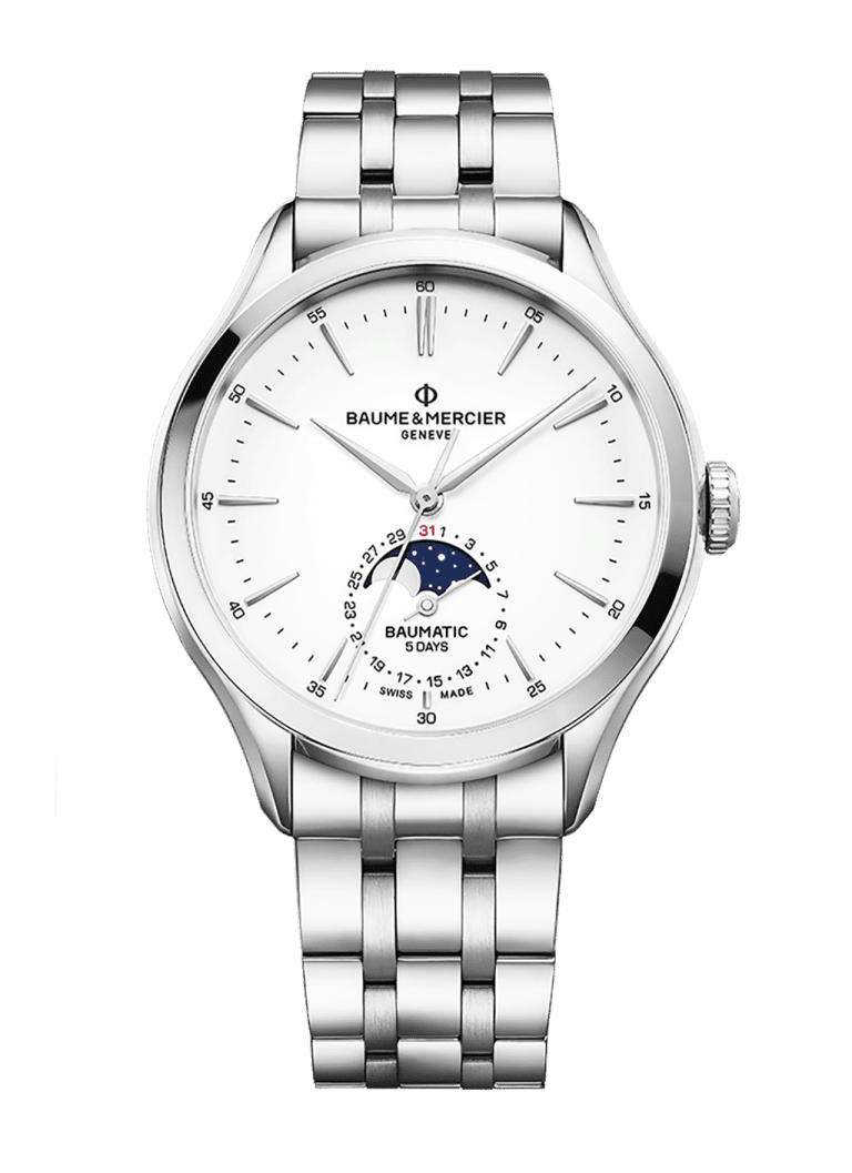 Baume & Mercier Clifton Baumatic Moon Phase Date-exchage-image